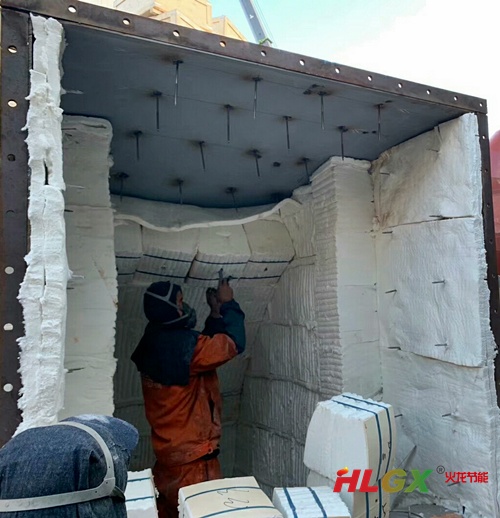 中國西部廢氣熱處理爐爐襯工程