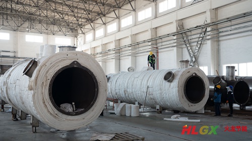 竹屑連續式炭化爐保溫