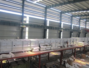 浙江鍍鋅線(xiàn)熱處理爐保溫項目-陶瓷纖維爐襯+耐火磚爐底